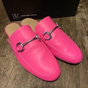 Inc Hot Pink Mules